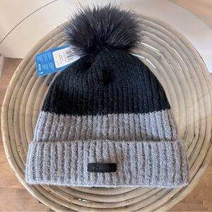NWT Columbia Unisex Pristine Peak Pom
Beanie Grey Black One Size